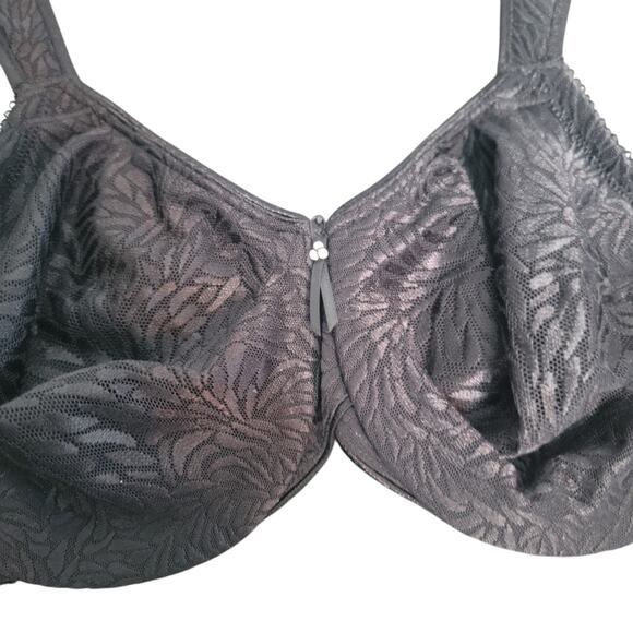 Wacoal 855367 Jacquard Underwire Bra Black 32DD - Picture 5 of 11